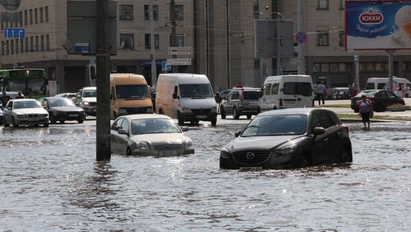Последствия потопа на Куйбышева - Sputnik Беларусь