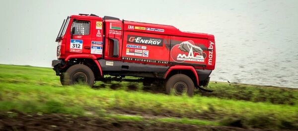 МАЗ в ходе ралли Шелковый путь МАЗ в ходе ралли Шелковый путь - Sputnik Беларусь