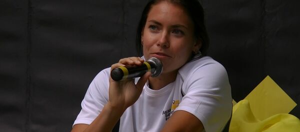 Алина Талай рассказала об Олимпиаде и провела мастер-класс в Минске - Sputnik Беларусь