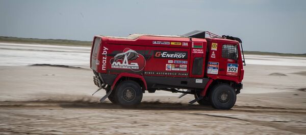 Гоночный МАЗ в ходе ралли Шелковый путь - Sputnik Беларусь