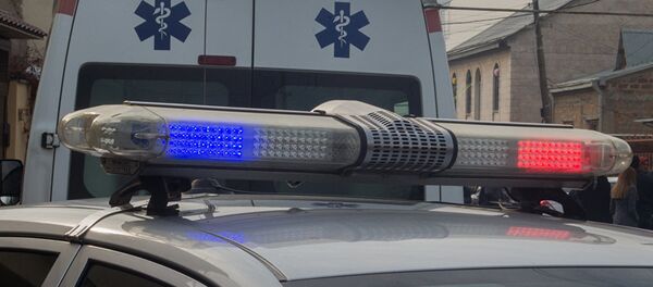 Машины скорой помощи и полиции в Армении. Архивное фото - Sputnik Беларусь