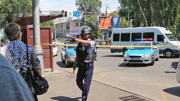 Антитеррористическая операция проводится на территории города Алматы - Sputnik Беларусь