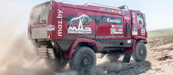 МАЗ на ралі Шаўковы шлях МАЗ на ралі Шаўковы шлях - Sputnik Беларусь