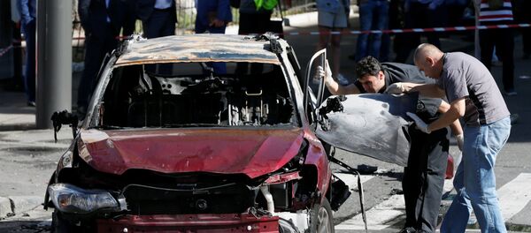 Автомобиль, в котором погиб Павел Шеремет, принадлежал Алене Притуле - Sputnik Беларусь