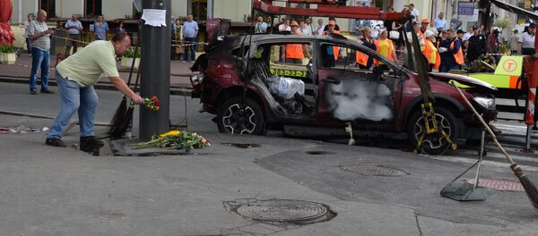 Журналист Павел Шеремет погиб в результате взрыва автомобиля в Киеве - Sputnik Беларусь