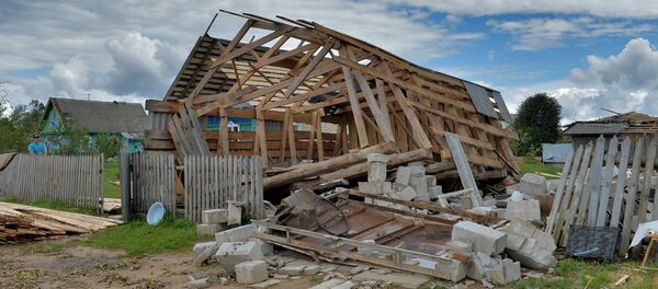 Последствия урагана в Беларуси Последствия урагана в Беларуси - Sputnik Беларусь