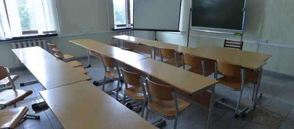 Аўдыторыя ў БДУ Аўдыторыя ў БДУ - Sputnik Беларусь