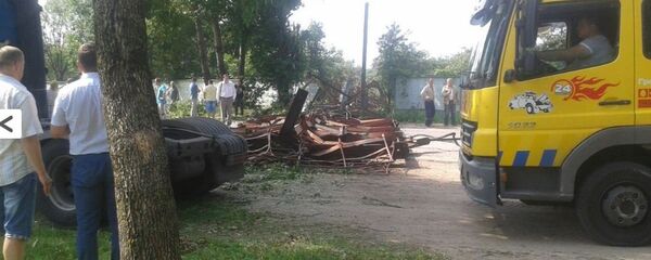 Упавшая в Гродно вышка - Sputnik Беларусь