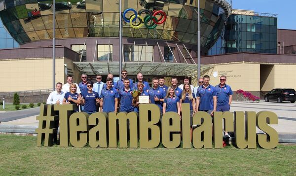 Белорусская национальной команды по академической гребле в Рио-де-Жайнеро - Sputnik Беларусь