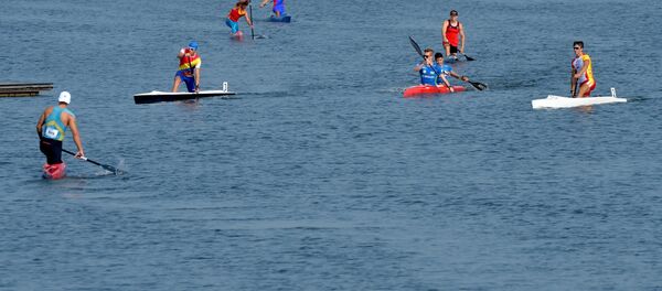 Спортсмены отмечают, что погода в Заславле наиболее подходящая для соревнований по гребле - Sputnik Беларусь