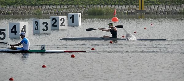 Здесь все гребут: юниорский ЧМ стартовал в Заславле Здесь все гребут: юниорский ЧМ стартовал в Заславле - Sputnik Беларусь