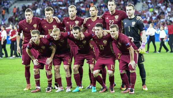 Игроки сборной России по футболу - Sputnik Беларусь