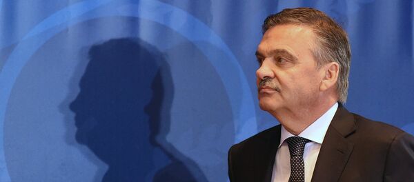 Президент Международной федерации хоккея Рене Фазель - Sputnik Беларусь