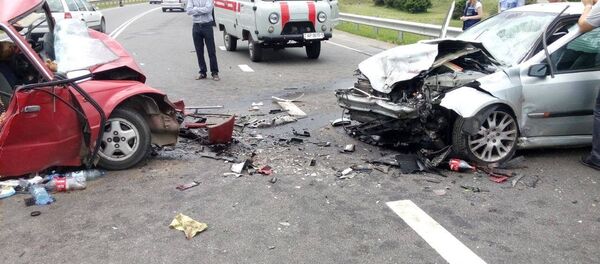 ДТП на МКАД-2 - Sputnik Беларусь