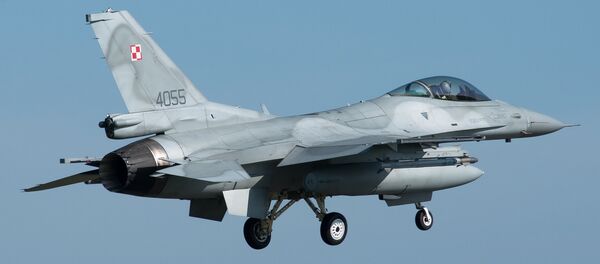Истребитель F16 польских ВВС - Sputnik Беларусь