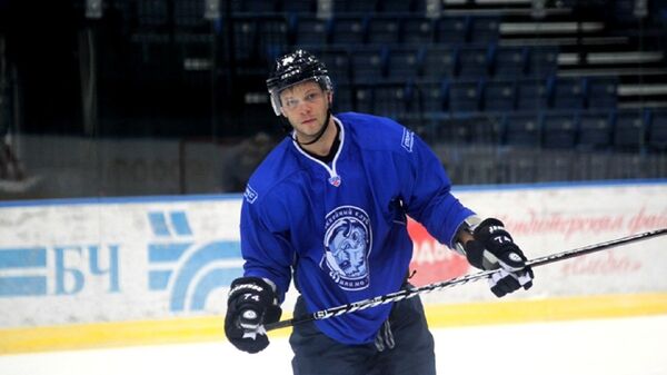 Нападающий ХК Динамо-Минск Сергей Костицын - Sputnik Беларусь