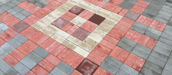 Узор на тротуаре Узор на тротуаре - Sputnik Беларусь