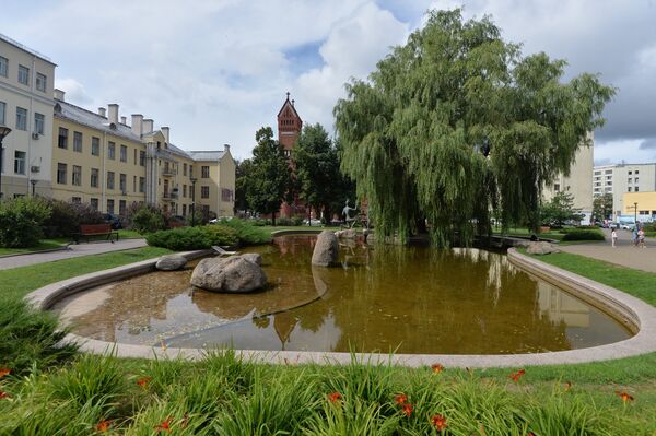 Фонтан Юнацтва у Музея истории белорусского кино - Sputnik Беларусь