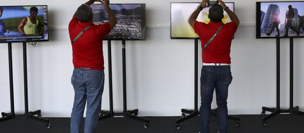 Пресс-центр в Рио-де-Жанейро Пресс-центр в Рио-де-Жанейро - Sputnik Беларусь