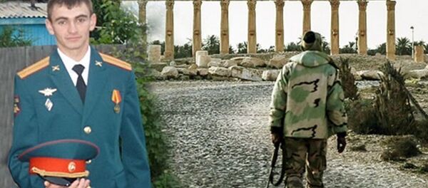 Александр Прохоренко погиб под Пальмирой в Сирии в марте 2016 Александр Прохоренко погиб под Пальмирой в Сирии в марте 2016 - Sputnik Беларусь