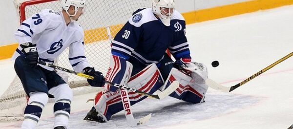 Поединок между минским и московским Динамо на Кубке Чернышева - Sputnik Беларусь