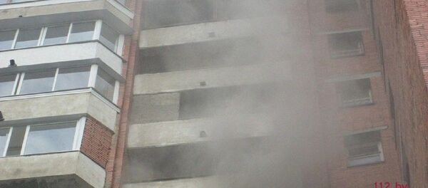 Пожар в витебской многоэтажке - Sputnik Беларусь