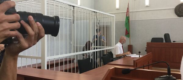 Обвиняемая Екатерина Пашук в суде - Sputnik Беларусь