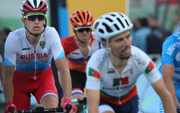 Групповая гонка на шоссе у мужчин на летней Олимпиаде-2016 в Рио-де-Жанейро - Sputnik Беларусь