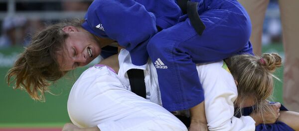 Поединок Дарьи Скрыпник и Мареен Краех - Sputnik Беларусь