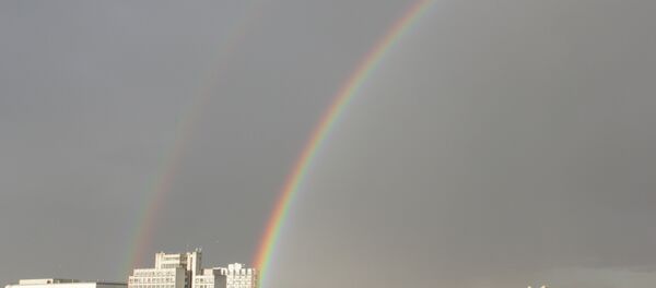 Радуга над Минском - Sputnik Беларусь