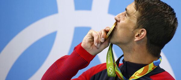 Олимпийский чемпион в плавании Майкл Фелпс - Sputnik Беларусь