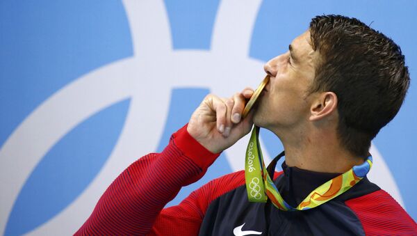 Олимпийский чемпион в плавании Майкл Фелпс - Sputnik Беларусь