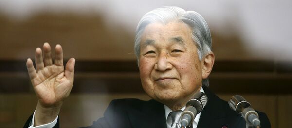 Японский император Акихито в день своего 82-летия в Токио - Sputnik Беларусь