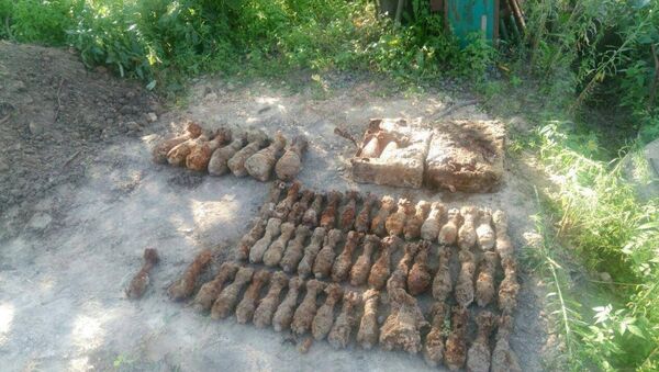 Снаряды, найденные в Мозыре - Sputnik Беларусь