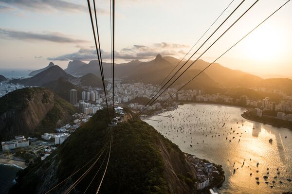 Виды Рио-де-Жанейро со смотровой площадки на горе Сахарная голова - Sputnik Беларусь