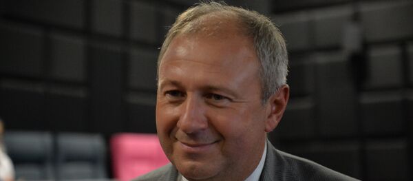 Старшыня АБФФ Сяргей Румас Старшыня АБФФ Сяргей Румас - Sputnik Беларусь