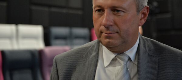 Старшыня праўлення Банка развіцця Беларусі Сяргей Румас Старшыня праўлення Банка развіцця Беларусі Сяргей Румас - Sputnik Беларусь