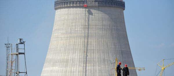 Строительство Белорусской АЭС в Островце, архивное фото - Sputnik Беларусь