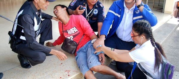 Пострадавший в результате терактов в Таиланде - Sputnik Беларусь