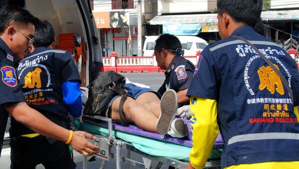 Пострадавший в серии взрывов в курортных городах в Таиланде - Sputnik Беларусь