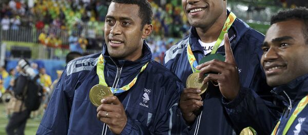 Мужская сборная по регби-7 Фиджи - Sputnik Беларусь