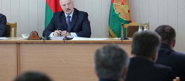 Во время совещания о социально-экономическом развитии Гродненской области, которое состоялось в Волковысском райисполкоме - Sputnik Беларусь