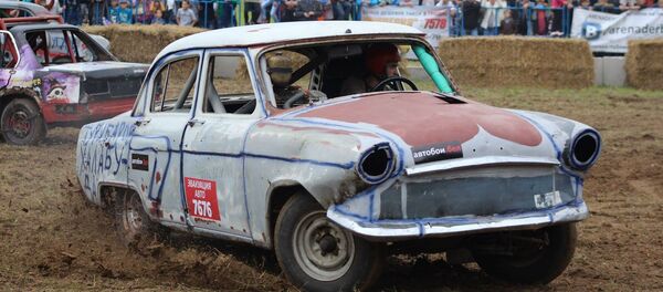 Волга на автобоях под Гродно - Sputnik Беларусь