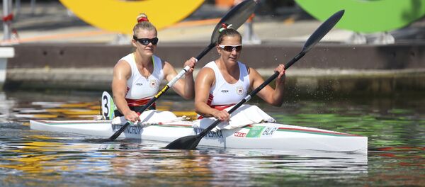 Белорусские байдарочницы Надежда Лепешко и Марина Литвинчук - Sputnik Беларусь