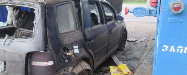 Последствия взрыва на заправке в Барановичах - Sputnik Беларусь