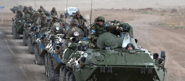 Учения ОДКБ Нерушимое братство - 2015 в Армении - Sputnik Беларусь