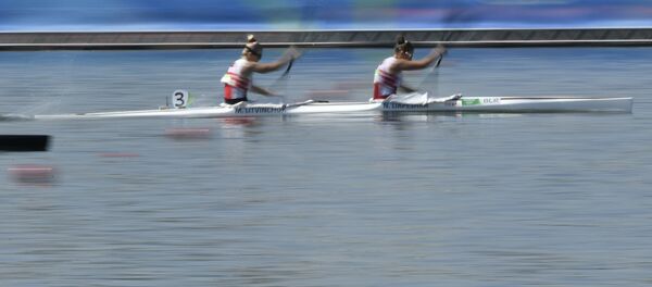 Белорусские байдарочницы Надежда Лепешко и Марина Литвинчук - Sputnik Беларусь