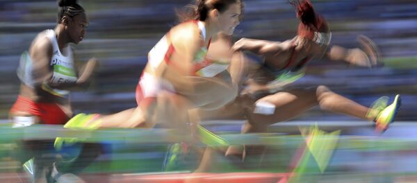 Алина Талай, полуфинал 100 м с барьерами - Sputnik Беларусь