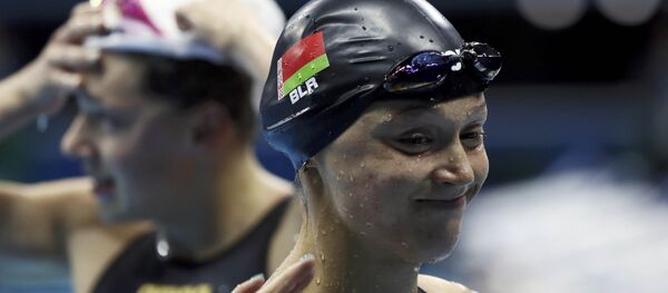 Белорусская пловчиха Александра Герасименя - Sputnik Беларусь