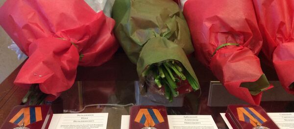 Медали, врученные ликвидаторам - Sputnik Беларусь